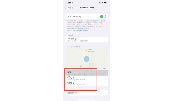 cach xem lich su vi tri tren dien thoai
