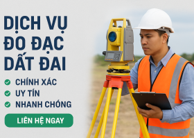 Dịch Vụ Đo Đạc Đất Đai, Công Trình Uy Tín – Chính Xác, Nhanh Chóng