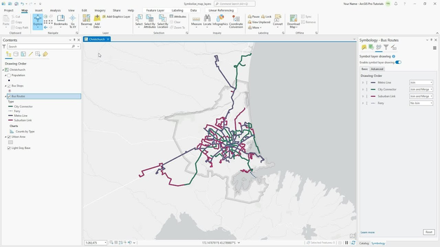 Cách đưa ký hiệu hiện trạng trên bản đồ ArcGIS chuẩn thông tư 25