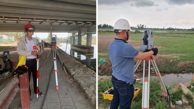 Đo đạc lập bản đồ giải thửa bằng thiết bị hiện đại
