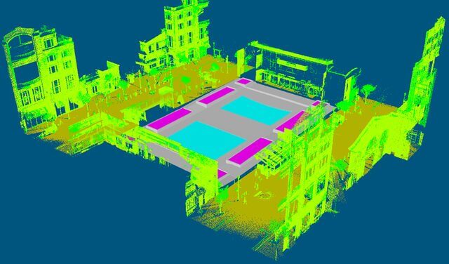 Dữ liệu đám mây điểm Point Cloud từ máy quét LiDAR