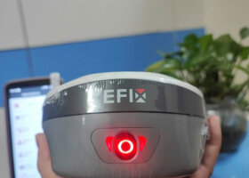 Máy RTK EFIX F8 – Công nghệ GNSS hiện đại, đo nhanh, fix mạnh, chính xác cao