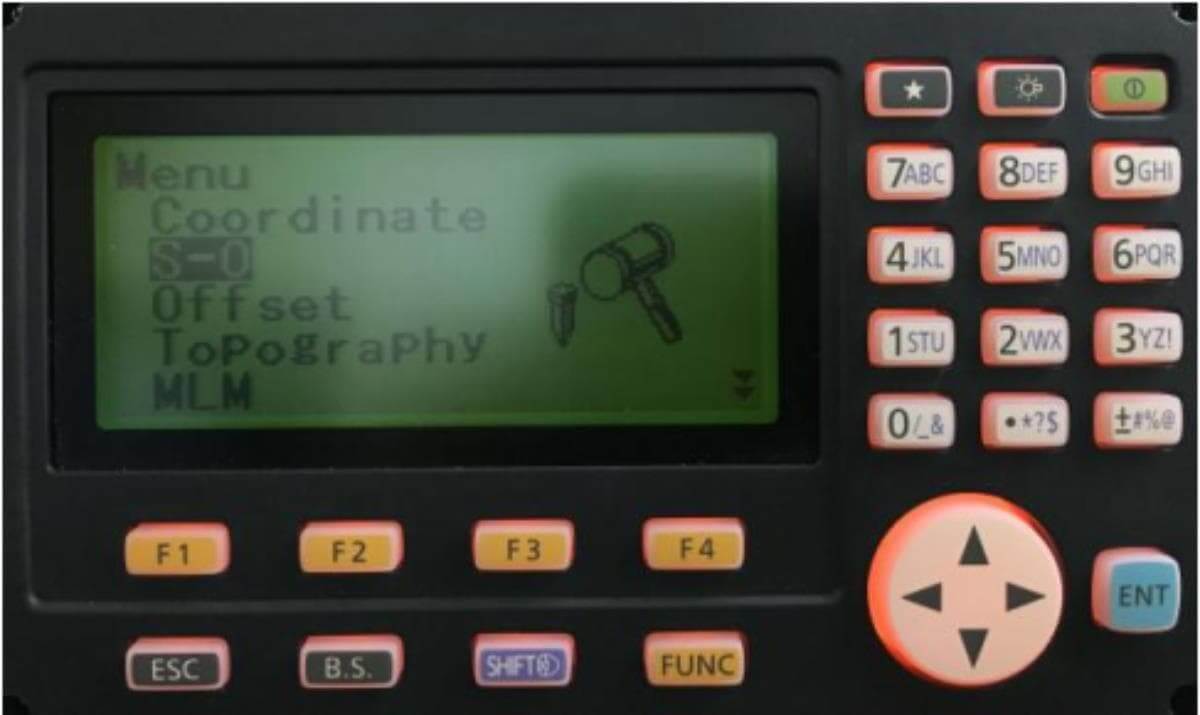bố trí điểm trên máy toàn đạc Topcon ES-GM